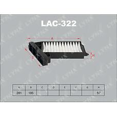 LYNXauto LAC-322 (1624 / 1987432207 / 21MIMI1) фильтр салонный