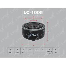 LYNXauto LC1005 (062115561A / 062115561 / 37442) фильтр масл.VW lt 2.8td 1997=>