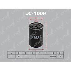LYNXauto LC-1009 (0028115351 / 0261155613 / 030115561D) фильтр масляный подходит для Audi (Ауди) 80 1.3-2.3 94 / 100 1.6-2.3 90, Seat (Сеат) Ibiza (Ибиза) 1.2-1.7 93, VW Golf (Гольф) 1.0-2.0 97 lc-1009