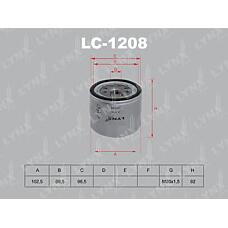 LYNXAUTO lc-1208 (0451103270 / 0F71023902B / 0K71023902) фильтр масляный  besta 2.2d 92-03 / sportage(k00) 2.0d 97-03 Mazda (Мазда) e-serie 2.2d 88-04