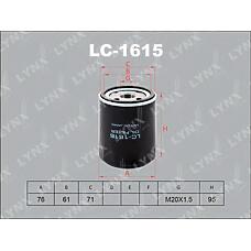 LYNXAUTO lc-1615 (1339125 / 302796756 / 48484) фильтр масляный Ford (Форд) c-max 1.8d 07> / Focus (Фокус) II 1.8d 04> / Galaxy (Галакси) 1.8d 06> / Mondeo (Мондео) 1.8d 07> / s-max