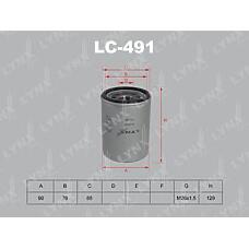 LYNXAUTO LC491 (06490 / 0649001 / 0650390) фильтр масляный