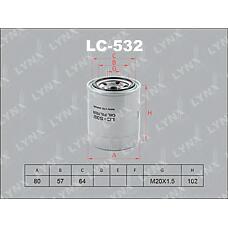 LYNXAUTO LC532 (2630035500 / 2630035503 / 2630035502) фильтр масляный