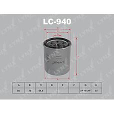LYNXauto LC-940 (0451103276 / 0986452027 / 1002214) фильтр масляный подходит для Suzuki (Сузуки) grand Vitara (Витара) 1.6-2.5 98 / ignis 1.3-1.5 03 / Liana (Лиана) 1.3-1.6 02 / Swift (Свифт) 1.3-1.6 06 lc-940