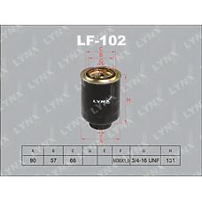 LYNXAUTO lf-102 (1360004450 / 1770A053 / 1861005360) фильтр топливный Toyota (Тойота) quckdelivery 3.0d 01-04 / hiace 3.0td 99-04 / Land Cruiser (Ленд Крузер) 3.0td 99-03 / 4.2td 99-