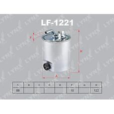 LYNXAUTO LF1221 (6110920101 / A6110920101 / KL174) фильтр топливный