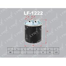 LYNXauto LF-1222 (05174056AA / 1457434437 / 30M0002) фильтр топливный подходит для mb c200d-350d(w203 / 4) 00 / e200d-420d(w211) 02-08 / g320d(w463) 06 / gl320d-450d 06 / glk320d-350d 08 / ml280d-450d 05-09 / r280d-320d(w251) 06 / s320d-4 lf-1222