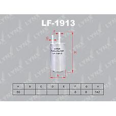 LYNXauto LF-1913 (30792046 / 31261044 / 31264940) фильтр топливный подходит для Volvo (Вольво) s60 2.0t-3.0t 10 / s80 2.0t-3.0t 10 / v70 2.0t-3.0t 07 / xc60 2.0t-3.0t 09 / xc70 3.0t 10 lf-1913