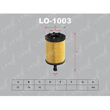 LYNXauto LO-1003 (045 / 045115389 / 045115389H) фильтр масляный подходит для Audi (Ауди) a2 1.2td-1.4td 00-05 / a3 1.9td-2.0td / 3.2 03 / a4 / a6 2.0td 04, Skoda (Шкода) Fabia (Фабиа) 1.4td-1.9td 00 / Octavia (Октавия) II / superb II 2.0td 04 , VW Bora (Б