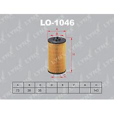 LYNXAUTO lo-1046 (077115401AA / 077115401AC / 077115433B) фильтр масляный Audi (Ауди) s4 4.2 03-08 / a6 4.2 04-06 / a8 3.7-4.2 02-10 allroad 4.2 02-05 VW phaeton 4.
