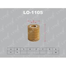 LYNXauto LO-1105 (10ECO079 / 11427501676 / 11427508969) фильтр масляный подходит для BMW (БМВ) 1(e81) 1.1-2.0 / 3(e46) 1.6-1.8 02-05 / (e90) 1.6-2.0 / 5(e60) 2.0 07 / x3(e83) 2.0 05 lo-1105