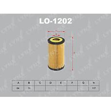 LYNXauto LO-1202 (05080244AB / 05086301AA / 0986B01574) фильтр масляный подходит для mb c 200d-30d(w202 / 203 / 204) 98 / e200d-270d(w210 / 211) 99-09 / g(w463) / ml270d(w163) 99 / Sprinter (Спринтер) 00 lo-1202