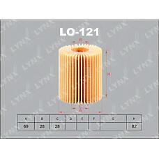 LYNXauto LO-121 (0415131060 / 041520R010 / 0415226010) фильтр масляный подходит для Toyota (Тойота) auris 2.0d 07 / Avensis (Авенсис) 2.0d-2.2d 05 / Rav 4 (Рав 4) 2.2d 08, Lexus (Лексус) ls / gs460 06 lo-121