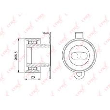 LYNXAUTO pb-1140 (0N927 / 10615 / 14510PM3003) ролик натяжной / грм Honda (Хонда) Civic (Цивик) iv-vi 1.3-1.6 87-01
