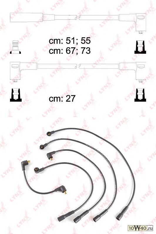 провода высоковольтные lada 2108-099 1 3 / 1 5 8v