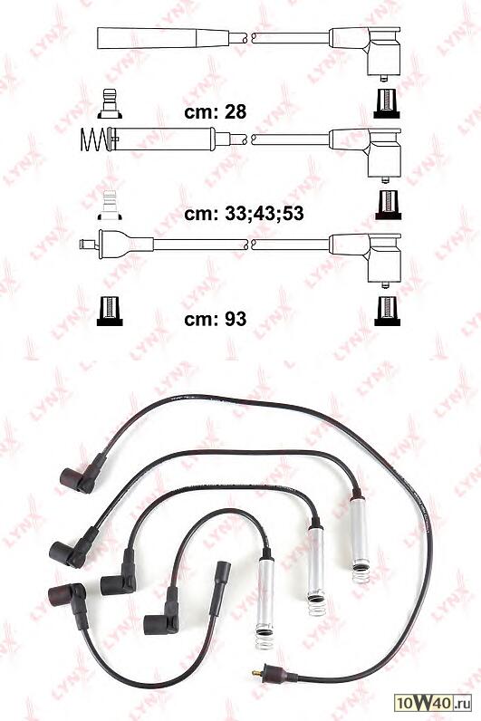 комплект высоковольтных проводов opel frontera sport 4x4 2.0 il_ (eng. c20ne / -> 14672353) 1992-1995