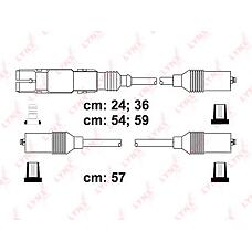 LYNXauto SPC8003 (0300891151 / 0300891180 / 0300891222) провода высоковольтные VW Golf (Гольф) III 1,6-2,0vento 1,6-1,8Sharan (Шаран) 2,0, Seat (Сеат) alhambra 2,0 провода высо