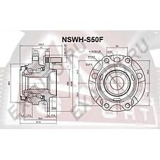 ASVA nswh-s50f (0282S50F / 40202CG110 / 40202CG11A) ступица передняя Infiniti (Инфинити) fx35 / fx45 s50 2003-2008