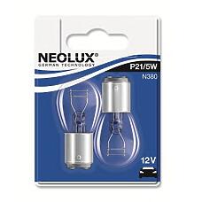 NEOLUX N38002B (P215W / 17130 / 4531) лампа p21 / 5w 12v 21 / 5w standart bay15d, блистер 2 шт.