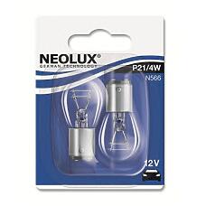 NEOLUX N56602B (P214W / 17241 / 17881) лампа p21 / 4w 12v 21 / 4w standart baz15d, блистер 2 шт.