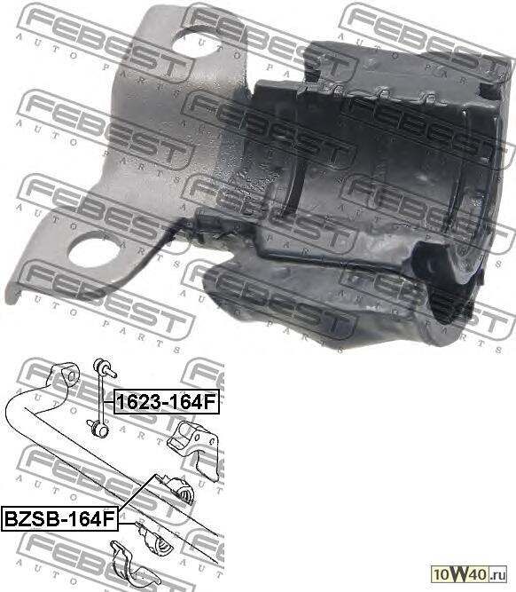 Втулка стабилизатора передняя D30 MERCEDES BENZ ML-CLASS 164 2004-2011 BZSB-164F