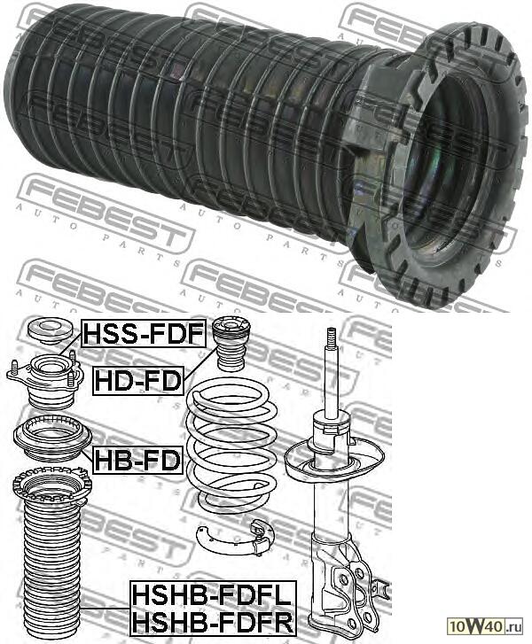 Пыльник амортизатора передний HONDA CIVIC FD 2006-2012 HSHB-FDFR