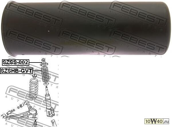 пыльник переднего амортизатора (suzuki grand vitara / escudo sq416 / sq420 / sq625 1998-2006) febest