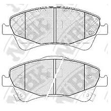 NIBK pn1837 (0446502190 / 0446502280 / 044650F010) колодки тормозные дисковые Toyota (Тойота) verso 1.8 2009 -  Toyota (Тойота) Avensis (Авенсис) 1.8 2009 -  Toyota (Тойота) Avensis (Авенсис) 1.8