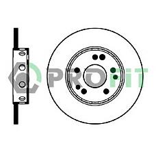 PROFIT 5010-0124 (561332) диск тормозной Mercedes (Мерседес) w124 84-95 front