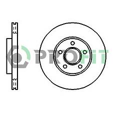 PROFIT 5010-1172 (4455980 / 4367106) диск тормозной передний Ford (Форд) Transit (Транзит) Tourneo (Торнео) connect 02>  278x24mm