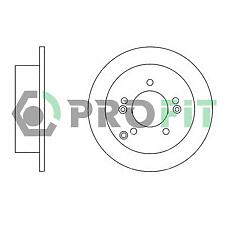 PROFIT 5010-1447 (5841139600 / 5841139300) диск тормозной  () tucson, sonata,  () magentis, Sportage (Спортедж) 04- rear
