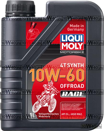 масло мотор motorbike 4t synth 10w-60 offroad race (cинтетическое) (1 л.)