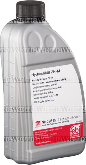 масло гидравлическое febi zh-m минеральное 1л.
