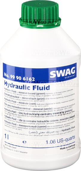 Жидкость гидравлическая 1л - минеральная (зеленая) SWAG Central Hydraulic Fluid, Mineral-Based