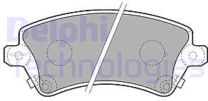 Колодки тормозные передние TOYOTA COROLLA (E12) 1.4/1.6/1.8/2.0 00>02/02>