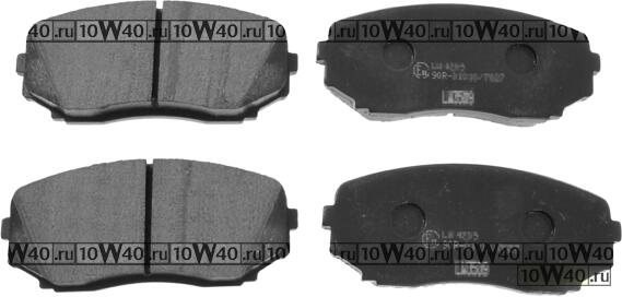 Колодки тормозные дисковые MAZDA: CX-7 2.2 MZR-CD AWD, 2.3 MZR DISI Turbo 06 -, CX-9 3.7, 3.7 AWD 07-