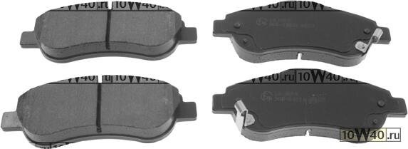 Колодки тормозные дисковые HONDA: CR-V III 2.0 i, 2.2 i-CTDi, 2.2 i-DTEC 06-