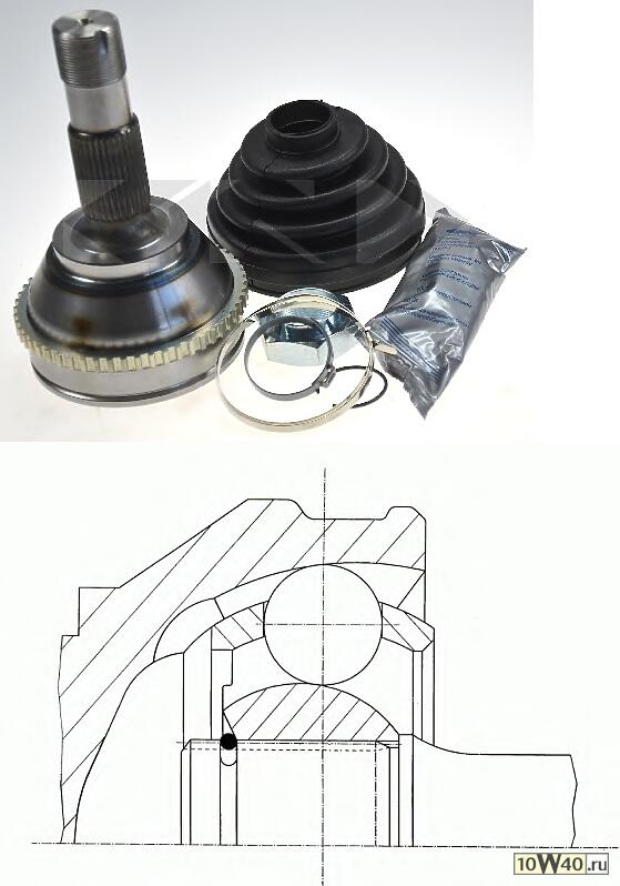 Код оригинала: 20633_SDN, <BR> ABS  Citroen Jumper, Fiat Ducato, Peugeot Boxer 94>