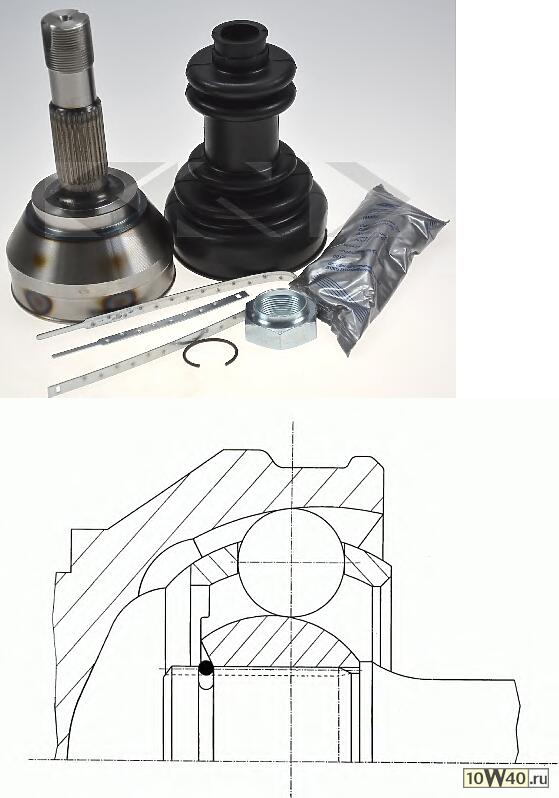  без ABS  Citroen Jumper, Peugeot Boxer 2.0i/1.9-2.8D/TD 94>