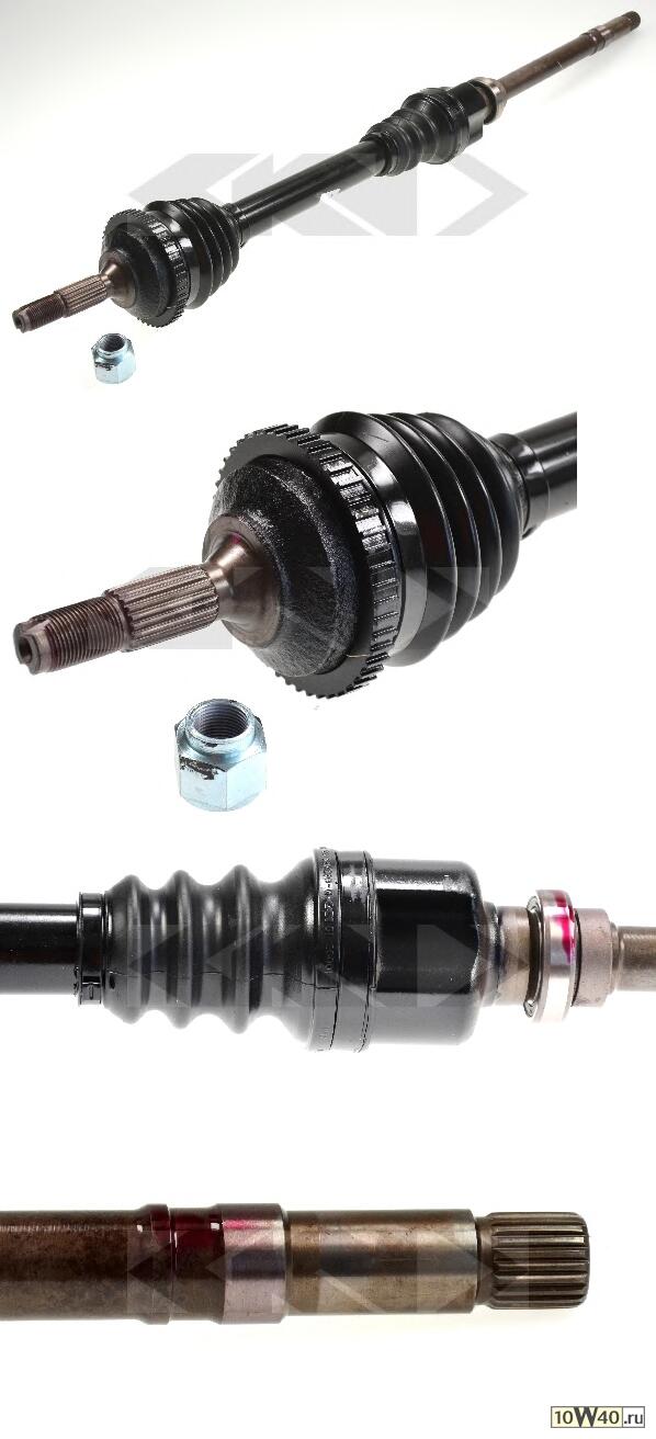привод правый 887mm abs\ peugeot 206 1.1i / 1.4i / 1.6i ma 98>