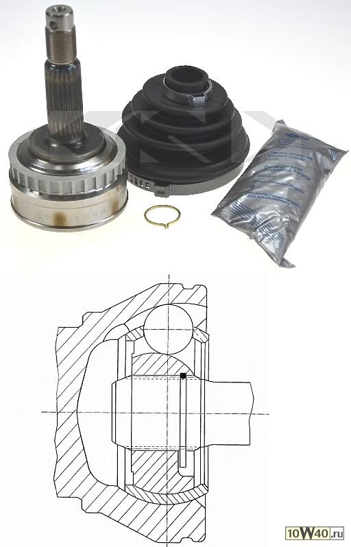 ШРУС наружный к-кт  Opel Kadett/Vectra 1.2-1.6 85-95