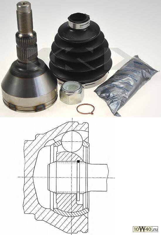 шрус наружный\ opel vectra 1.8 / 2.2 / 2.0dti 16v 02>