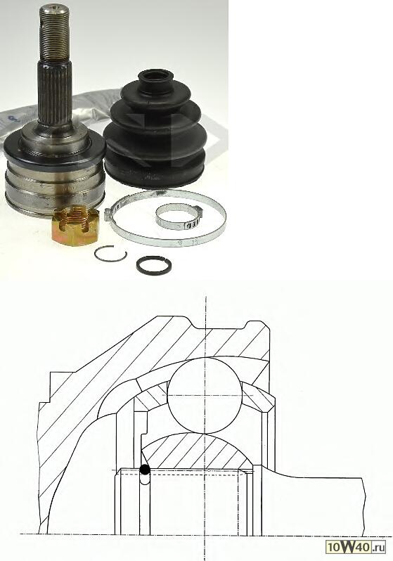 шрус наружный к-кт\ nissan primera 1.6 / 2.0i / 2.0d 90>