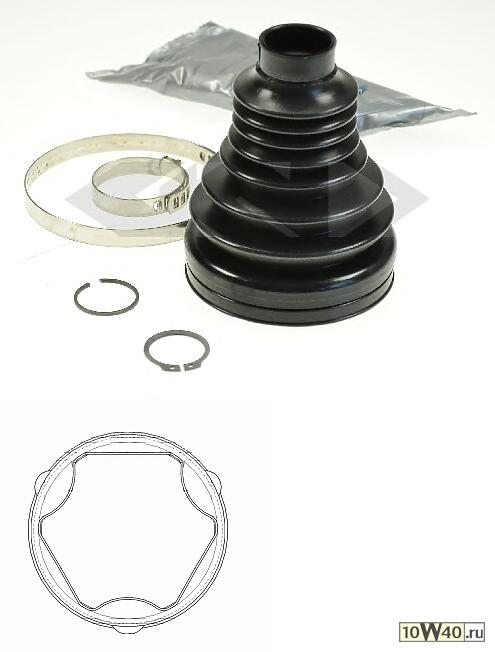  термопласт  Audi A4/A5/Q5 2.0-3.2/2.0TDi 07>