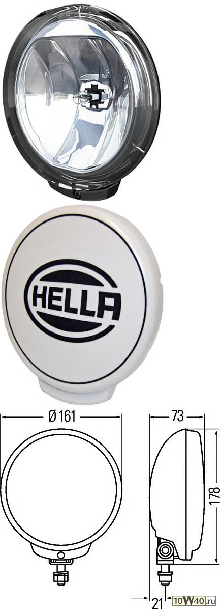 Фара дополнительная д/с COMET FF500 NEW (1шт.с лампой,крышкой)