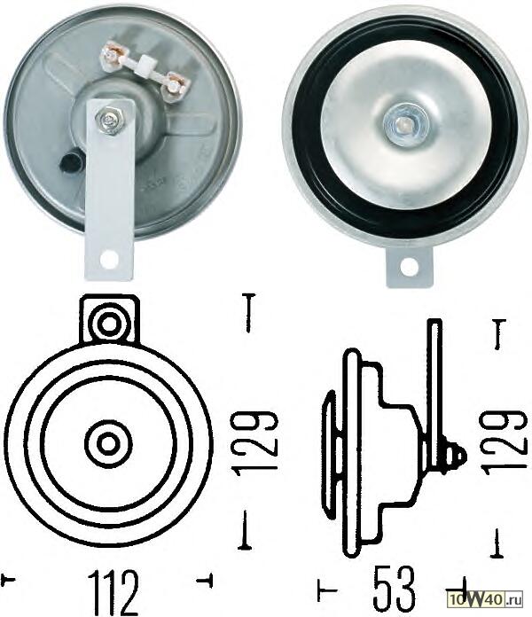 Звуковой сигнал низкого тона 12V