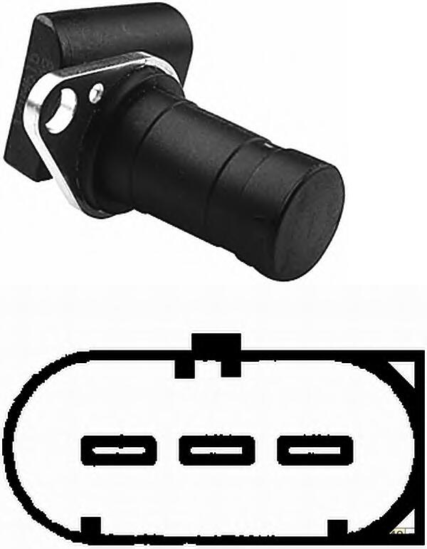 датчик положения коленвала  BMW E36/E39/E46/E60 1.6-3.0 97>