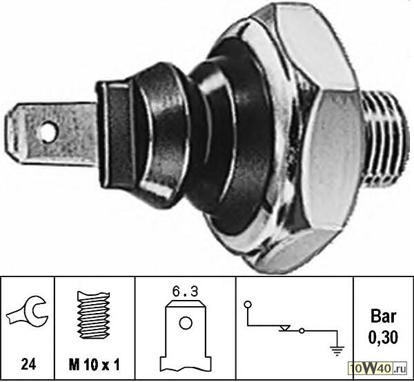 датчик давл.масла 0.15-0.45 бар VW golf i,ll,lll / passat / polo / lt / sharan / transporter