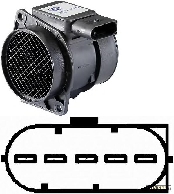 Расходомер воздуха MB W203/W210/W208 1.8/2.0/2.3 kompressor