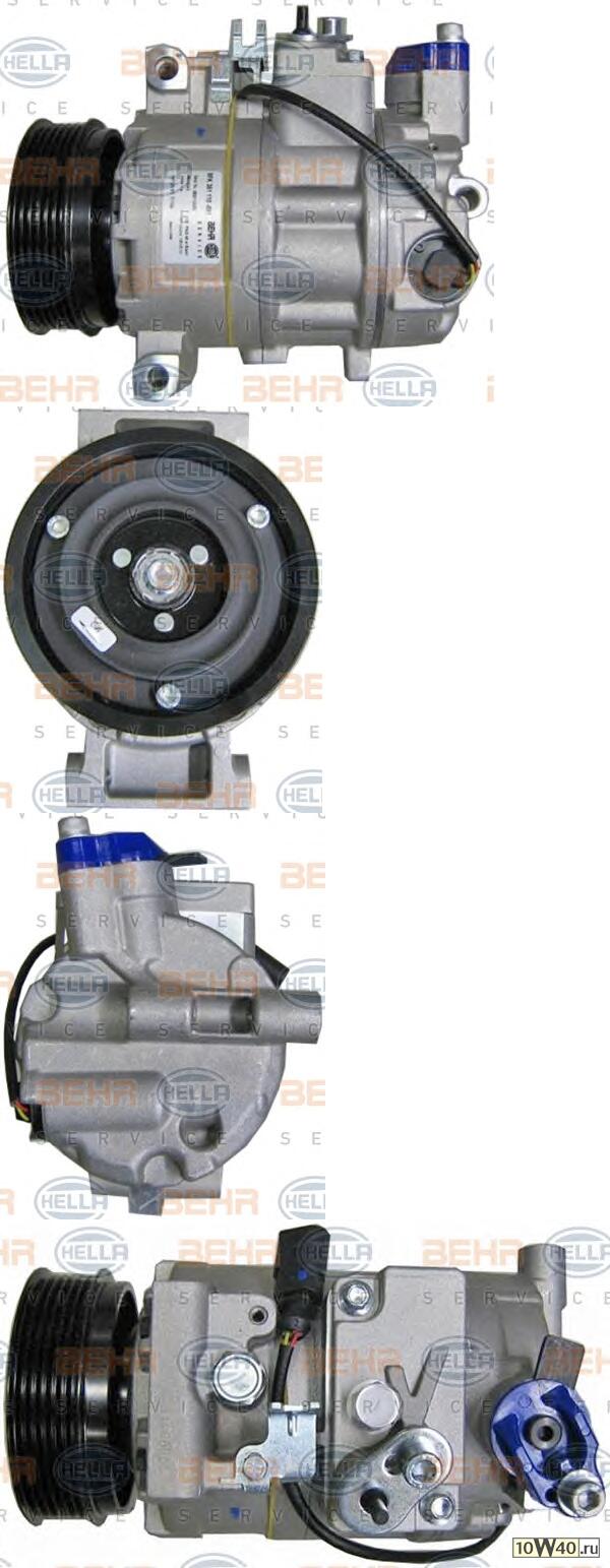 Компрессор кондиционера VAG A4  1,6-2,0L  04->